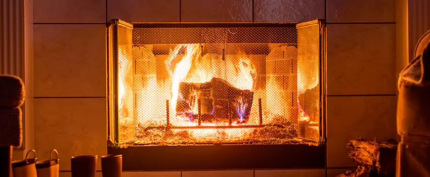 Mendota Hearth Landscape Fireplace Installation in Pueblo West, Colorado